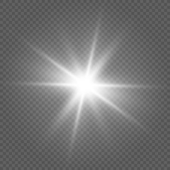 Light flare special effect. Illustration.
