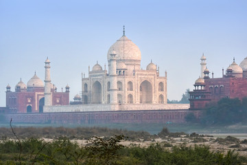 Famous Taj Mahal in Agra