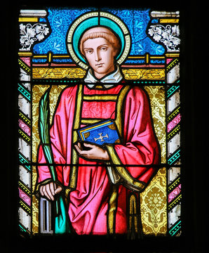Stained Glass - Saint Lawrence of Rome