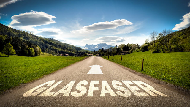 Schild 401 - Glasfaser