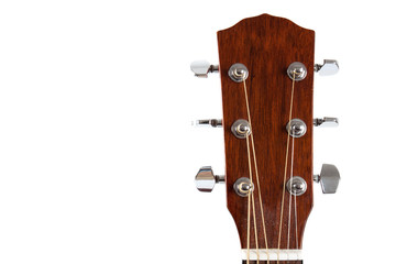 Classic guitar isolated on white