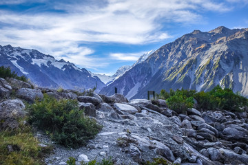 Obraz premium Aoraki Mount Cook landscape, New Zealand