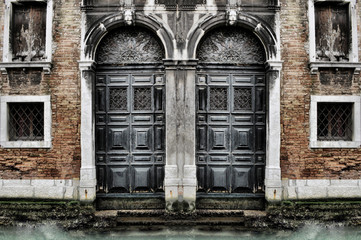 Door of an old house