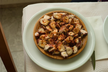 octopus in Galician style