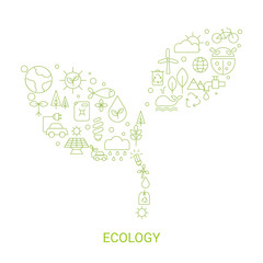 Recycling ecological concept