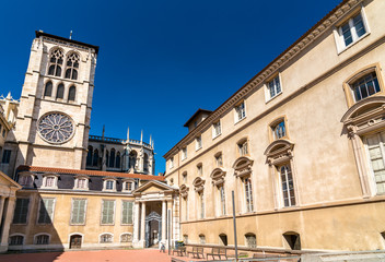 Fototapeta na wymiar Saint John Cathedral of Lyon, France