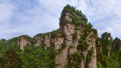 Fototapeta na wymiar Tianzi Avatar mountains nature park - Wulingyuan China