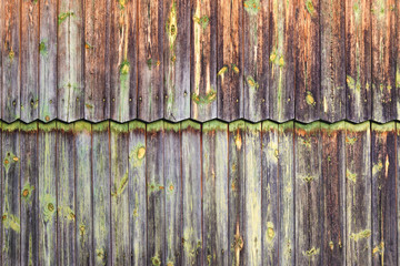 Old wooden fence, wall background
