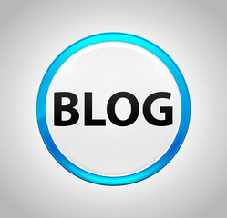 Blog Round Blue Push Button