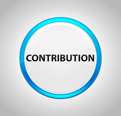 Contribution Round Blue Push Button