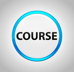 Course Round Blue Push Button