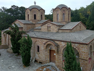 The church of the Saint Dionysius monastery of Olympus