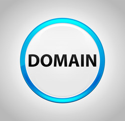 Domain Round Blue Push Button