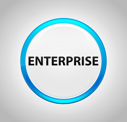 Enterprise Round Blue Push Button