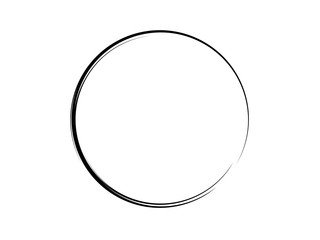 Ink circle.Grunge ink circle.Black ink circle.