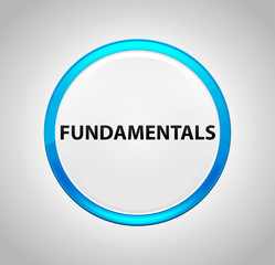 Fundamentals Round Blue Push Button