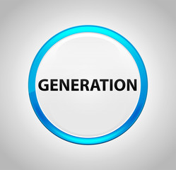 Generation Round Blue Push Button