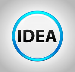 Idea Round Blue Push Button