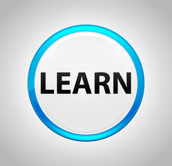 Learn Round Blue Push Button