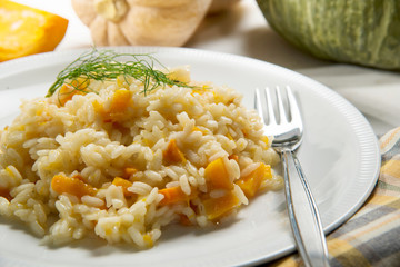 Riso con la zucca