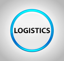 Logistics Round Blue Push Button