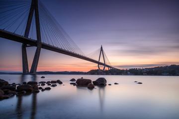 Sonnenuntergang in Schweden