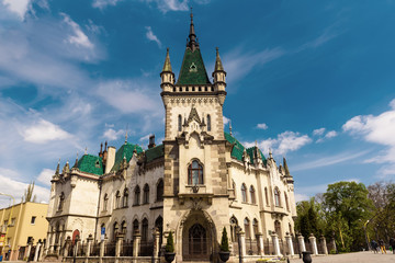 View of Jakabov Palace in the old town in Kosice, Slovakia