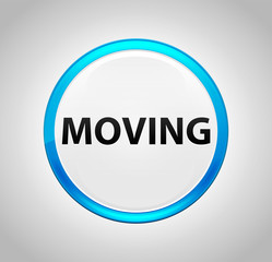 Moving Round Blue Push Button