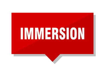 immersion red tag