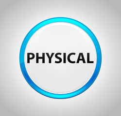 Physical Round Blue Push Button