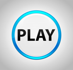Play Round Blue Push Button
