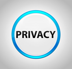 Privacy Round Blue Push Button