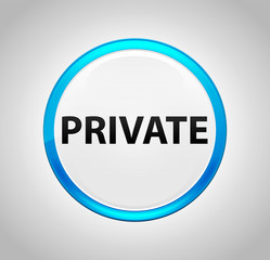 Private Round Blue Push Button