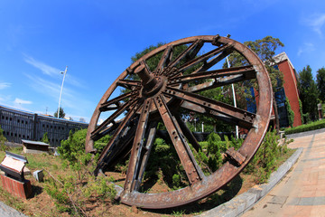 The plant and equipment of a coal mine