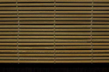 sushi wooden coat mat background texture with empty space for copy or text