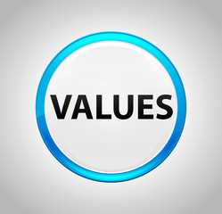 Values Round Blue Push Button