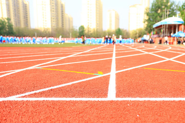 sports ground，A close-up
