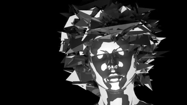 Abstract Loop with Reflective Head