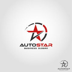 Auto Star - Auto Speed Logo Template