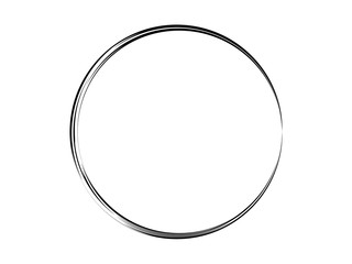 Grunge ink circle.Grunge paint circle made for your design.Ink logo design.