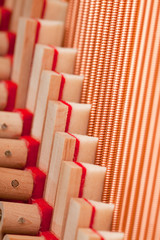 Obraz premium piano mechanic - close up