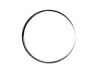 Grunge ink circle.Grunge paint circle.Oval grunge shape.
