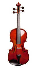 Fototapeta na wymiar violin on white