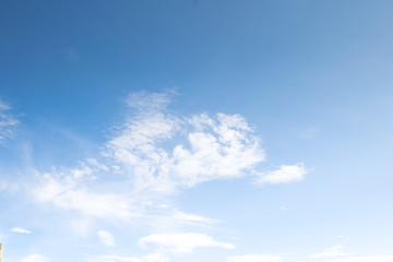 blue sky with clouds