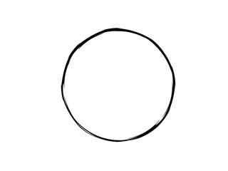 Grunge ink circle.Grunge paint oval shape.Ink circle made of 