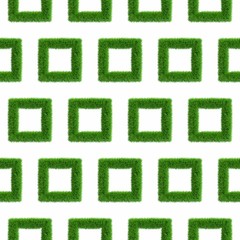 Decorative grass shapes background. Seamless pattern.