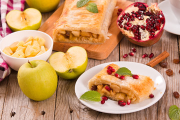 Apple strudel.