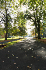 Obraz premium Spaziergang im Herbst