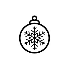 Fototapeta premium Bauble vector icon