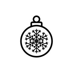 Bauble vector icon
